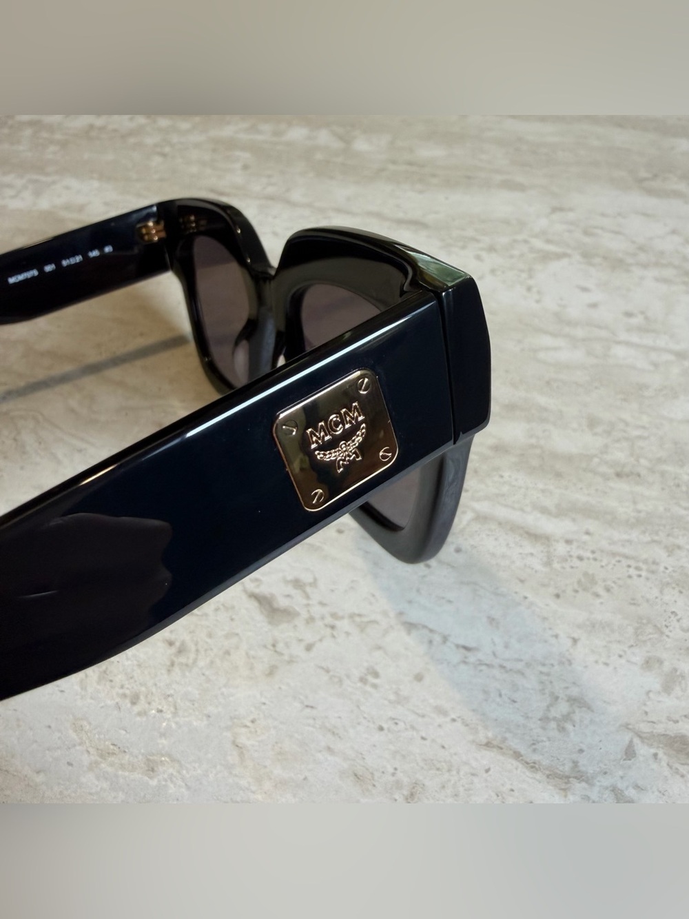 NEW MCM Sunglasses MCM707S 001 Black - Picture 3 of 7
